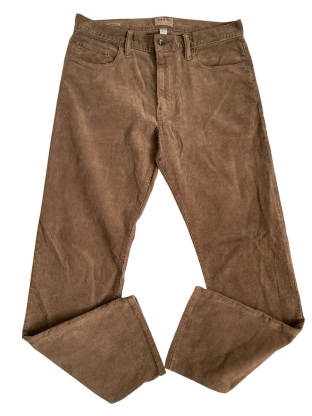 Todd Snyder Corduroy Pants Mens 30X30 Brown Slim Fit Chino Huckberry Stretch